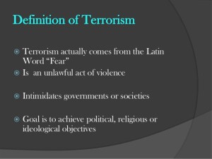 Blog Post - Terrorism Definition