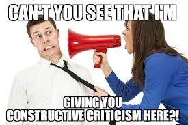 BLOG POST - Criticism