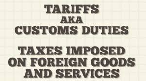 BLOG POST - Tariffs