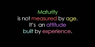 BLOG POST 3 - Maturity